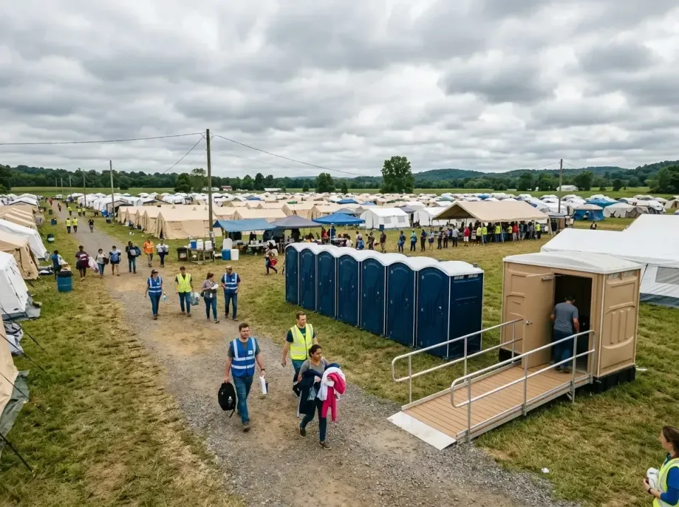 disaster-relief-camp-restrooms-010 — frequently asked questions, Dumpster & Portable Bathrooms Rental in River Park, FL